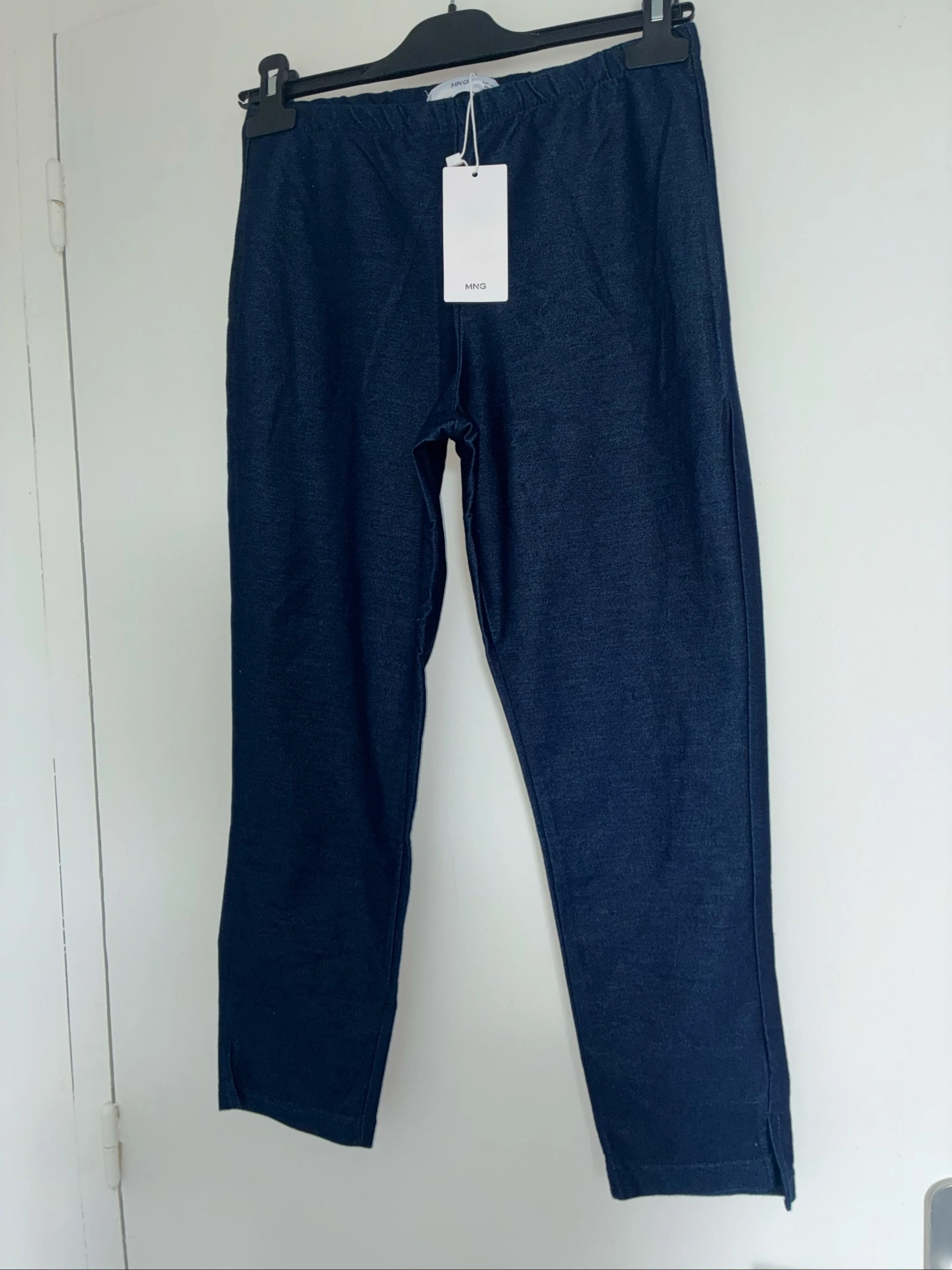 Legging Capri azul-marinha com fenda P – photo 2